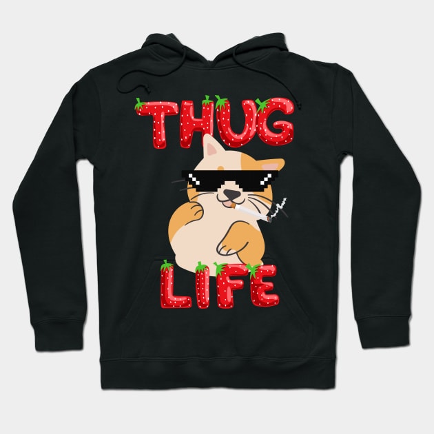 Thug Life Hoodie by Charlie Dion